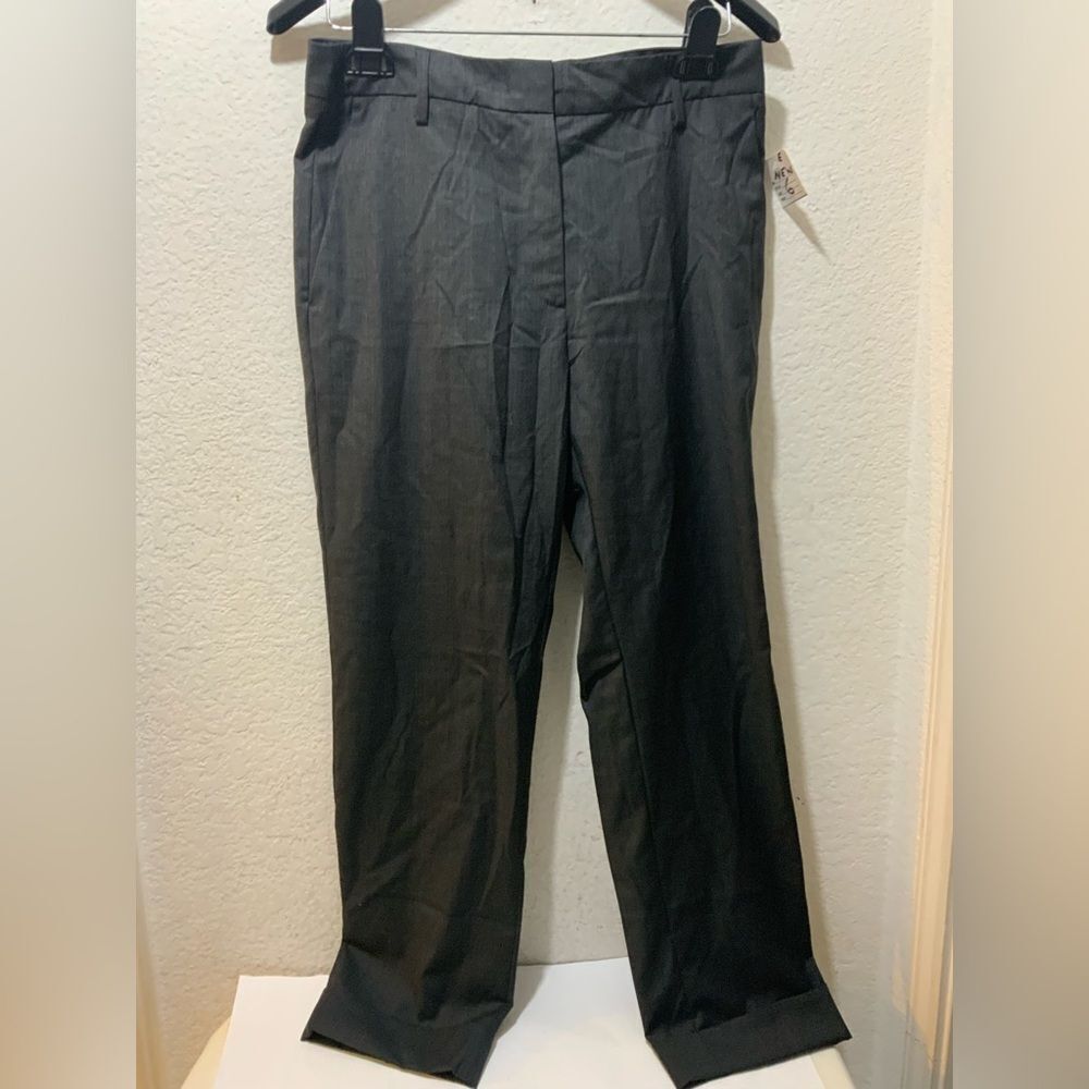 NWOT  Tonet  Gray business  trouser Pants 42 / 6 US carella pants Italy